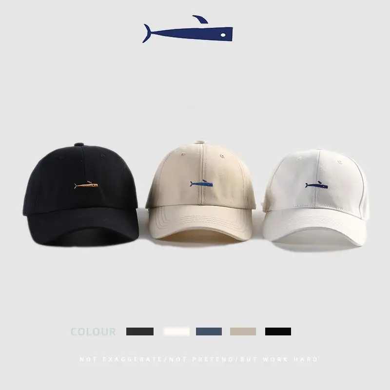 Summer Plain Cap Sunscreen Baseball Cap Simple Embroidery Sports Sun Hat