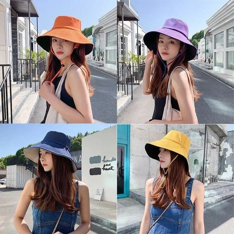 Ready Stock Fisherman Hats Unisex Cap Sun Hats Outdoor Hat Macaron Color