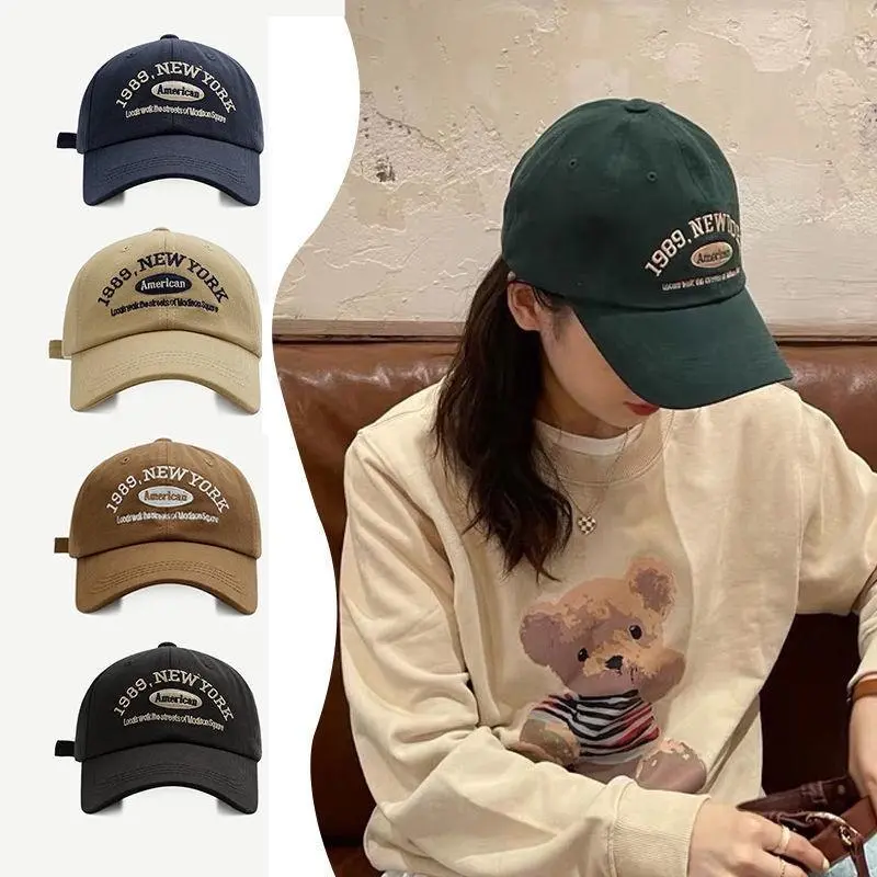 Ready Stock New York Baseball Cap Couple Men and Women Fashion Hip Hop Korean Hat Cap Topi Unisex