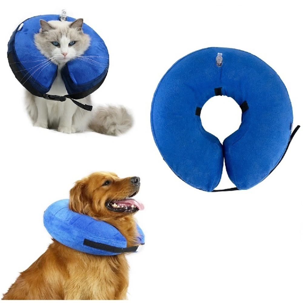 Inflatable Dog Collar, Adjustable Wound Healing Cat Recovery Collar