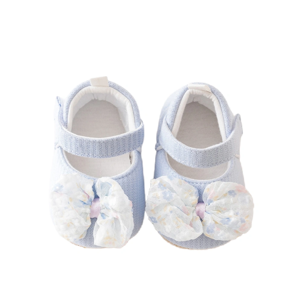 Infant Baby Girls Moccasins Cute Floral Print Bowknot Flat Shoes