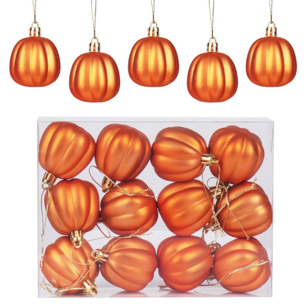 Halloween Tree Ornaments Small Pumpkin Hanging Decorations for Window 