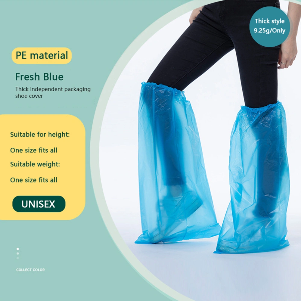 Disposable Rain Boot Covers for Men Women Non-Slip Galoshes Overshoes 