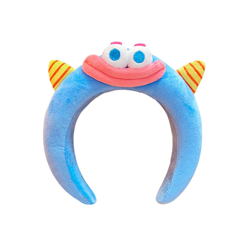 Cartoon Plush Headband Cute Non-Slip Makeup Hair Band for Women Girl