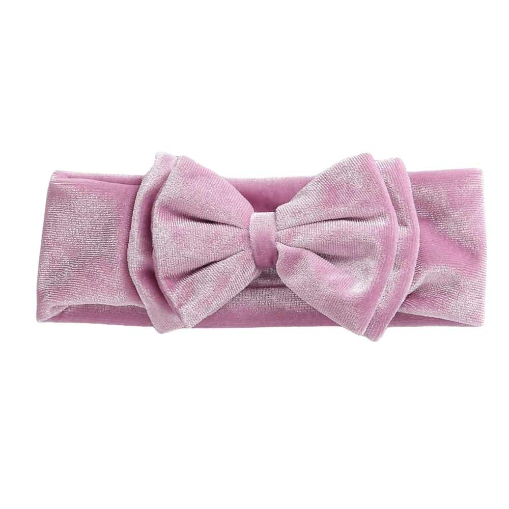 Baby Girls Bow Headbands Stretchy Velvet Hairbands Hair Accessories