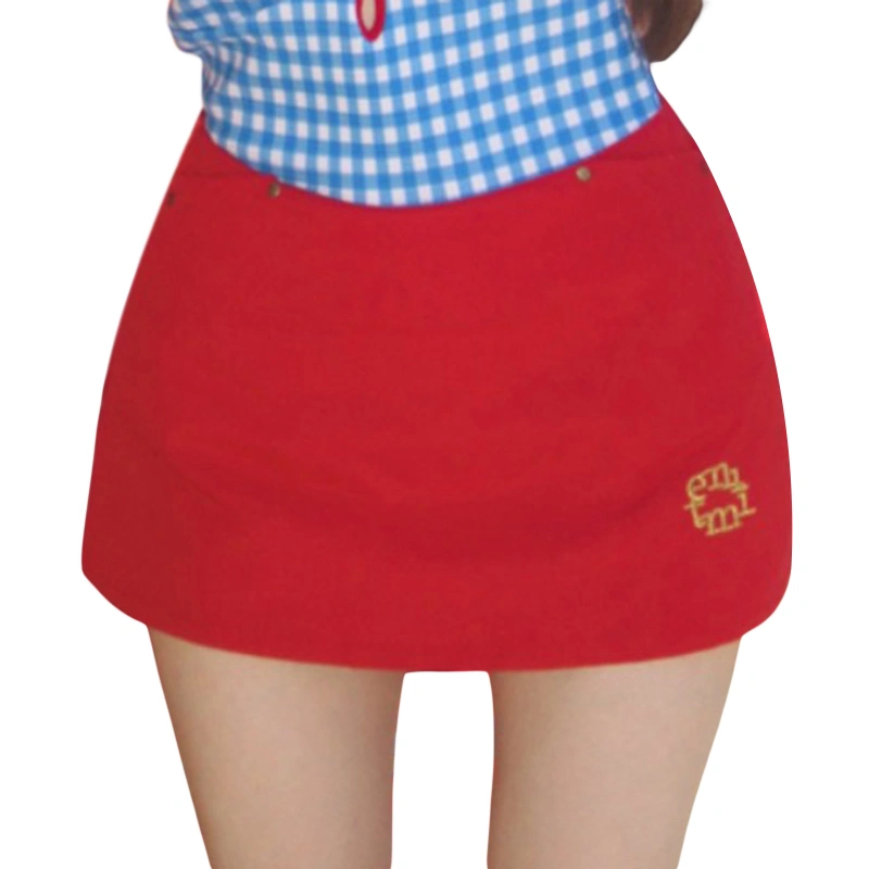 Women Mini Skirt, Trendy Symbol Slim Fit Summer Bodycon Skirt