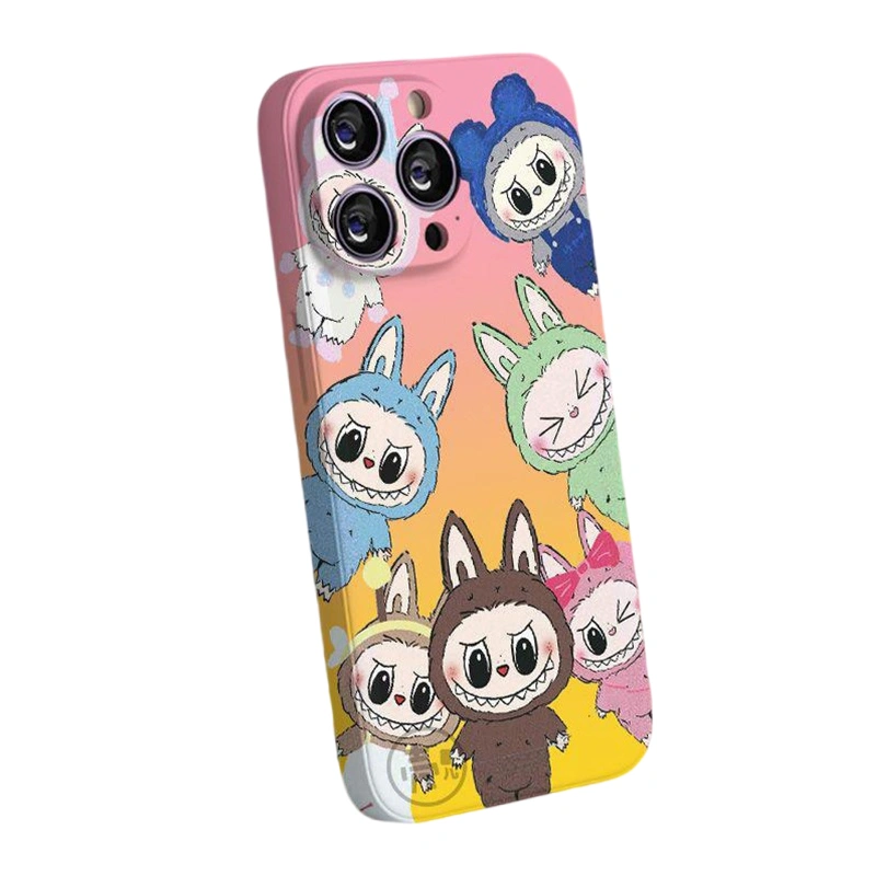 Acrylic Cartoon Protective Phone Cover for iPhone11/12/13/14/15