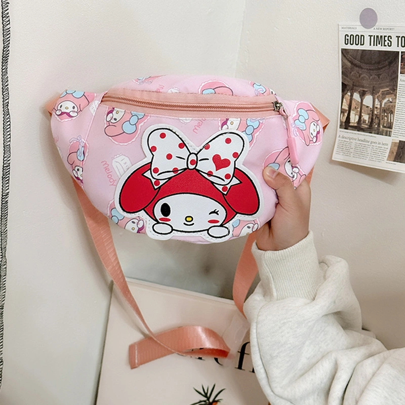Kids Waist Bag Cute Cartoon Print Fanny Pack Lightweight Chest Bag