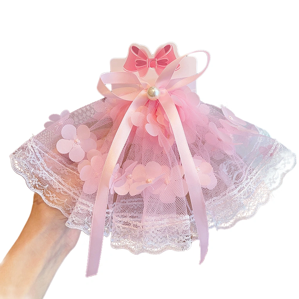 Lace Ribbon Bow Hair Clips Temperament Flower Bowknot Hairpins