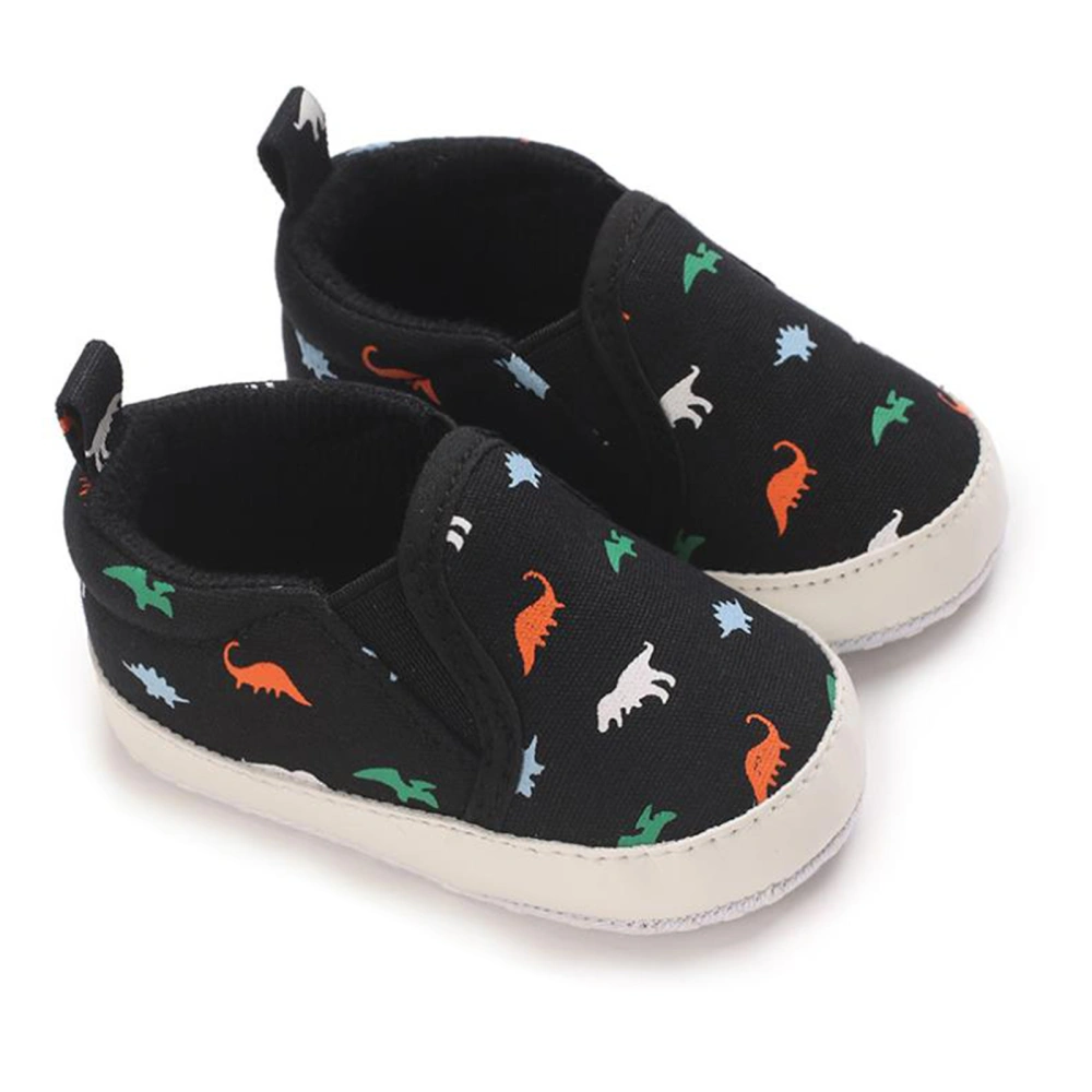 Baby First Walking Shoes Fashion Dinosaur Print Crib Shoes Sneakers