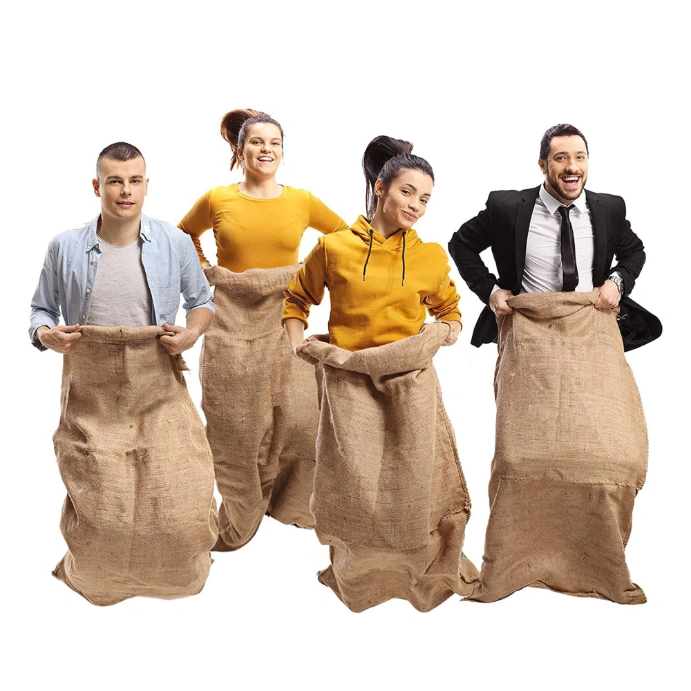 Burlap Potato Sack Race Bag, Potato Growing Bag Party Field Game