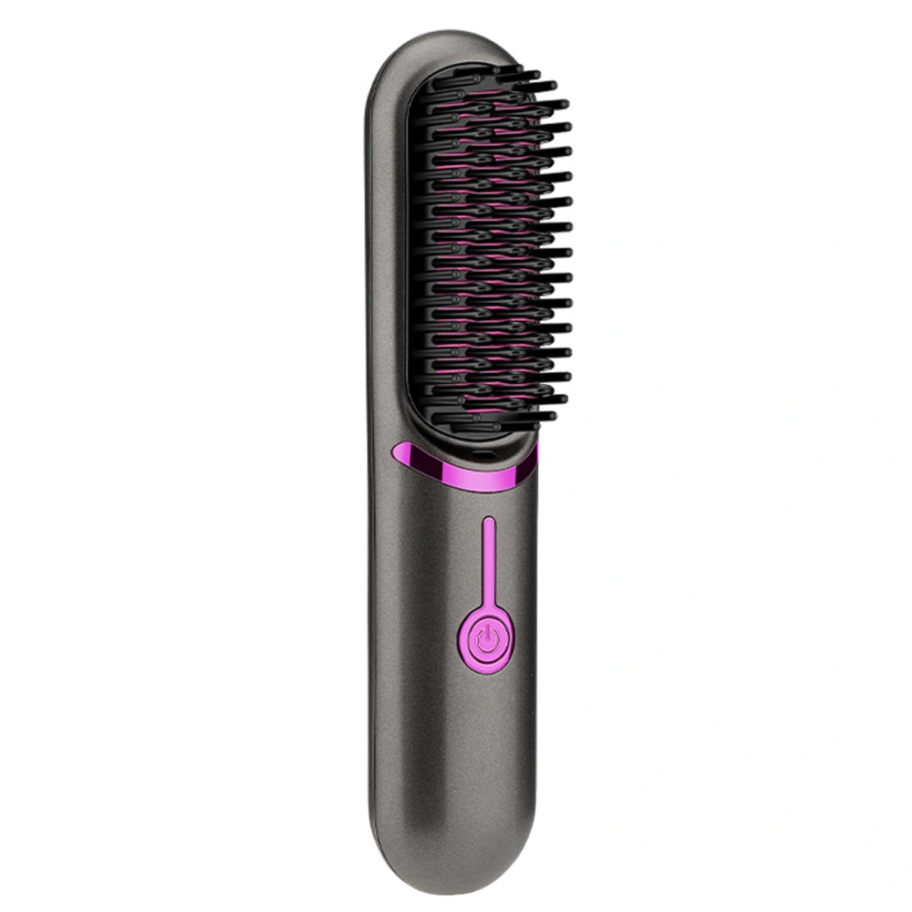 Hair Straightener Brush Comb Portable Hair Straightening Curling Tool