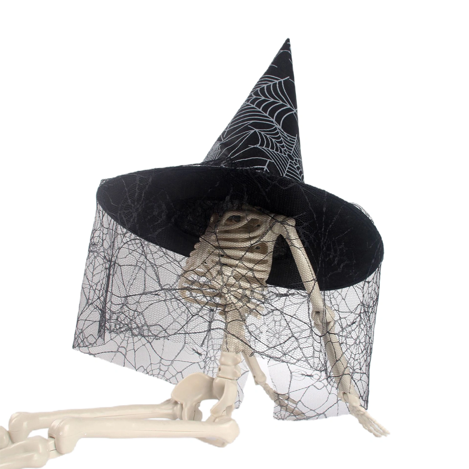 Halloween Witch Hats Spider Web Witch Accessories Wizard Hat