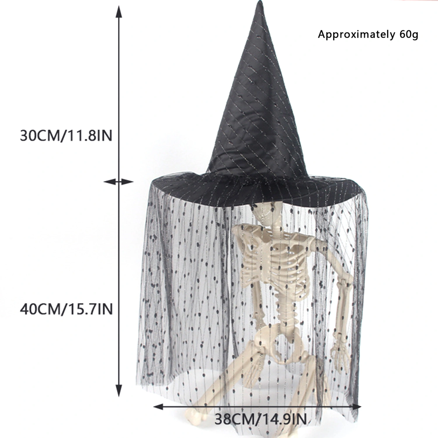 Halloween Witch Hats Spider Web Witch Accessories Wizard Hat