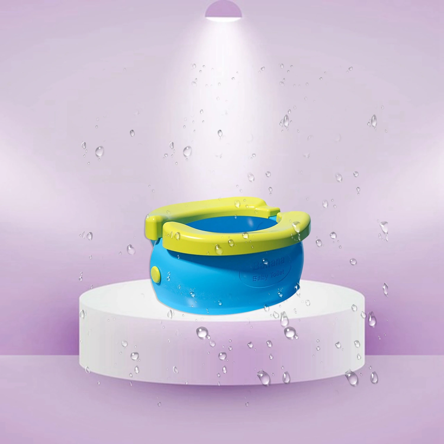 Toddler Foldable Potty Seat, Portable Travel Potty Training Toilet