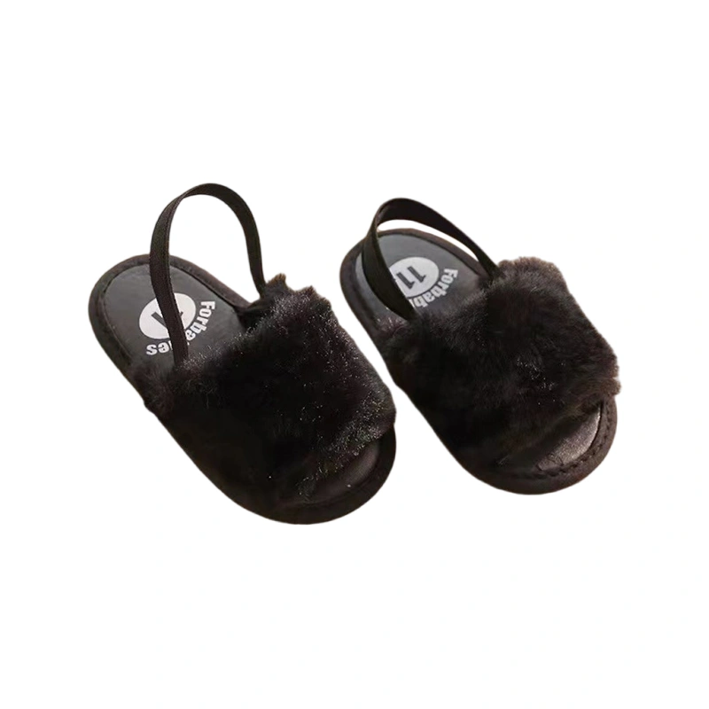 Infant Baby Girls Slippers Anti-Slip Soft Sole Toddler Indoor Shoes