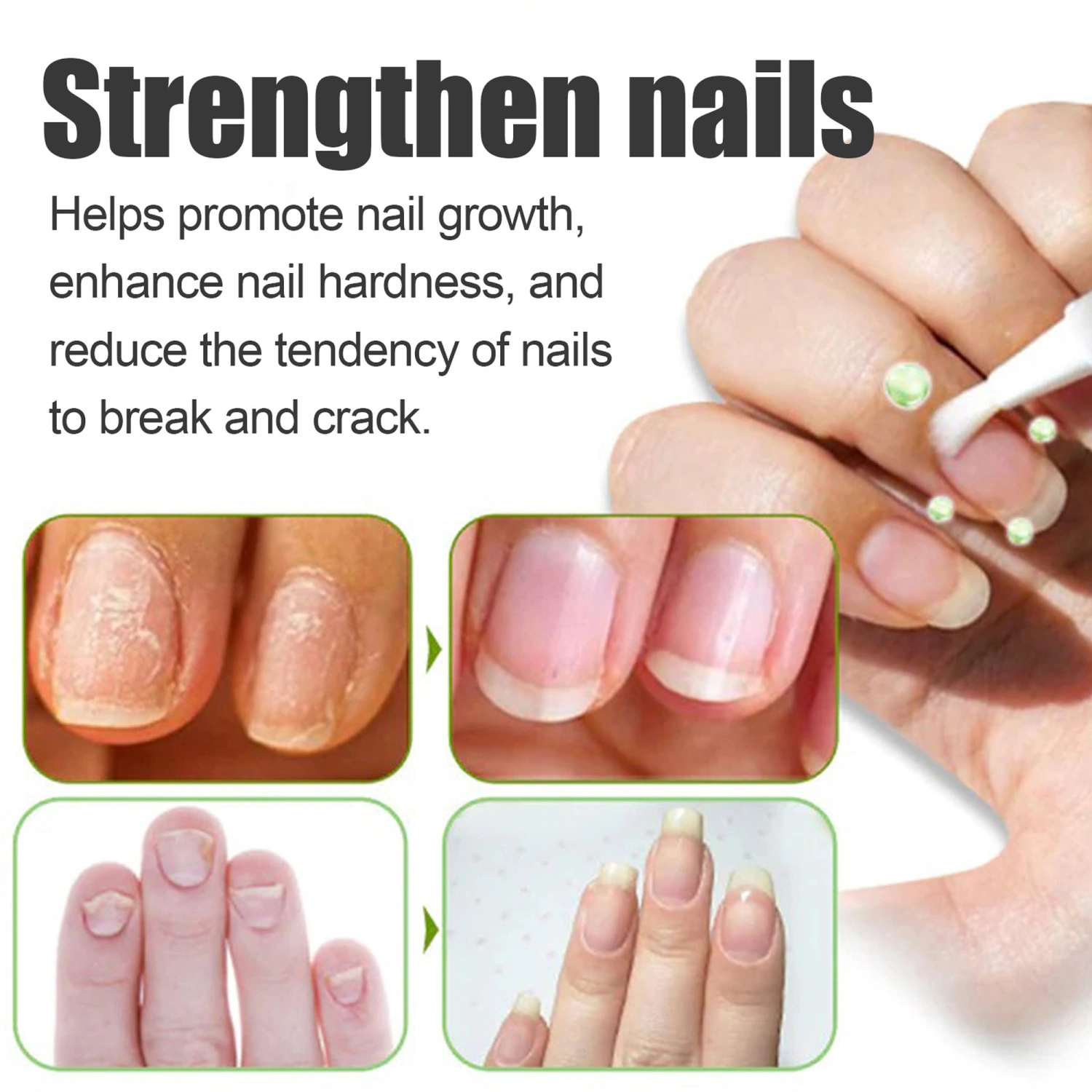 Cuticle Oil Pen Nail Strengthener, Nail Repair for Damaged Nails