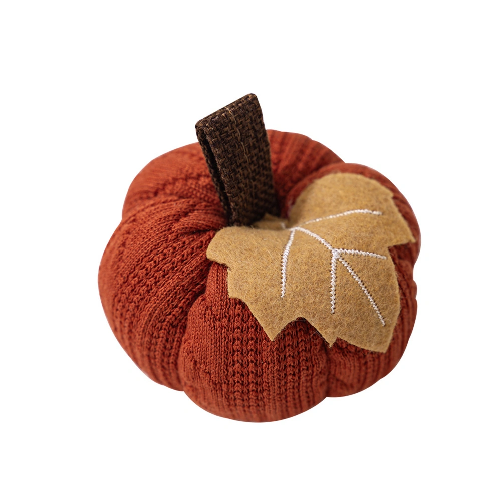 Crochet Pumpkin Thanksgiving Knitted Pumpkin Hanging Decor for Holiday