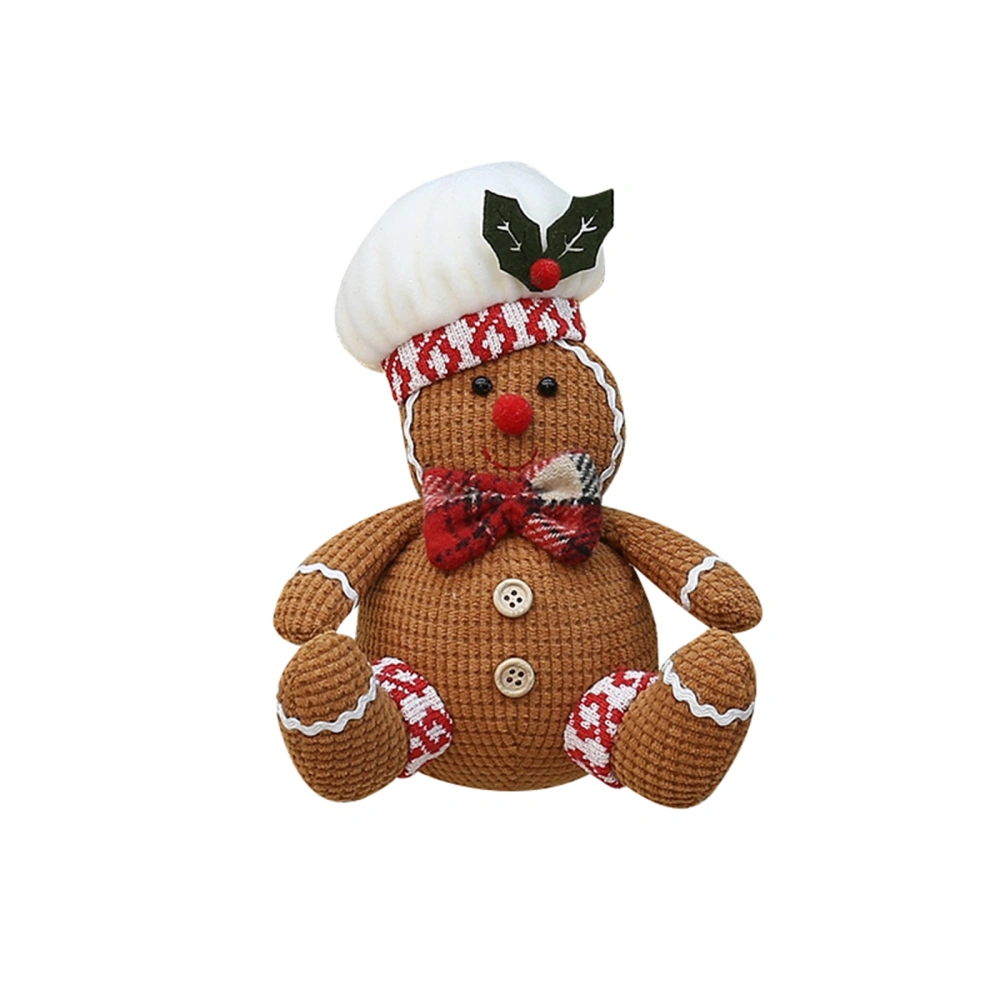 Gingerbread Man Ornaments for Christmas Tree Hanging Stuffed Animal 