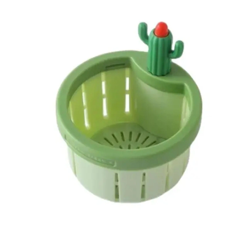 Kitchen Sink Drain Strainer, Creative Cactus-Shaped Sink Filter Basket