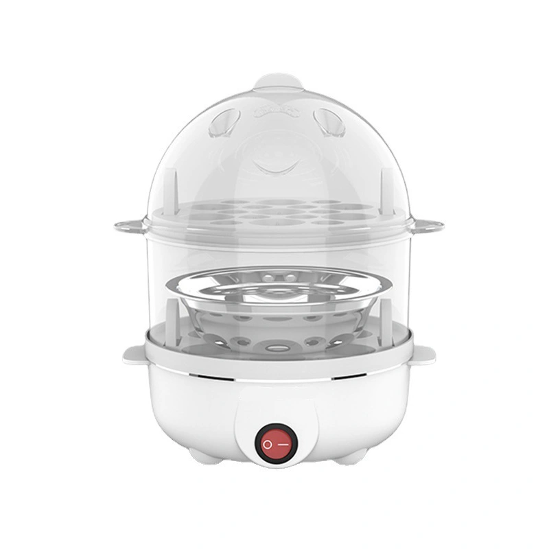 Egg Cooker Electric Egg Poacher with Auto Shut-Off Vegetable Steamer