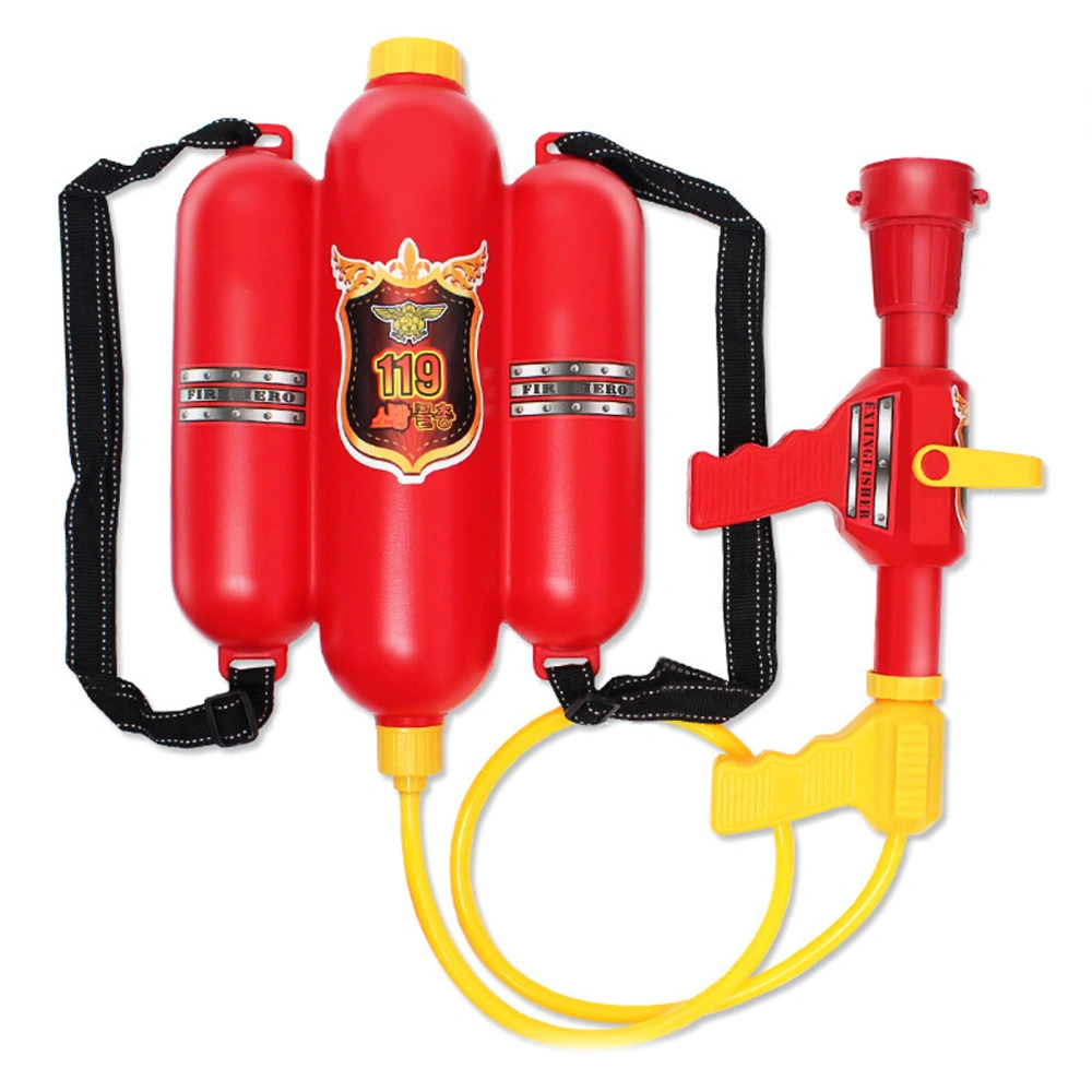 Firefighter Backpack Water Toy for Kid Water Pistol for Outdoor Beach 