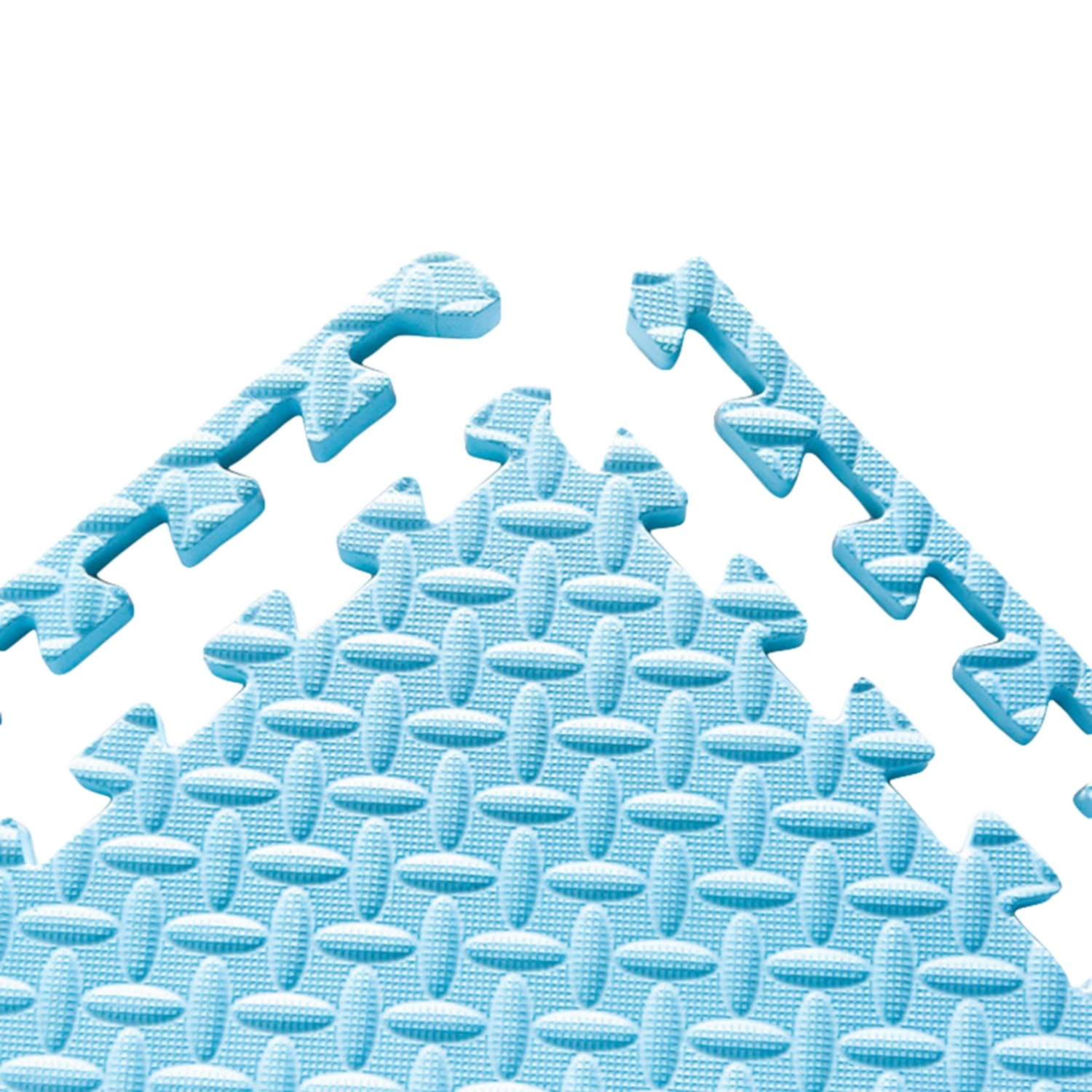 Foam Baby Play Mat with Borders Non-Slip Interlocking Floor Mat Tiles 