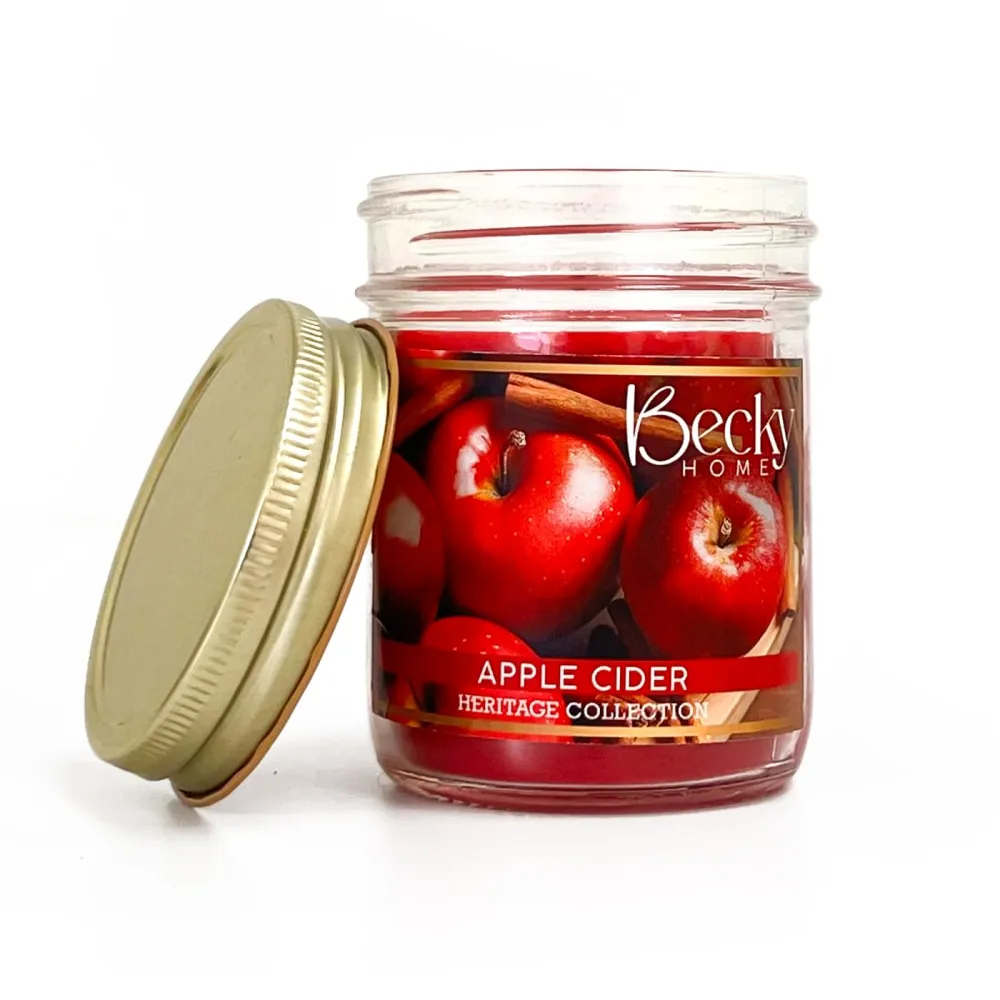 8oz Apple Cinnamon Candles, Apple Candle, Cider Scented Candle, Christmas Candle, Fall Scented Candles