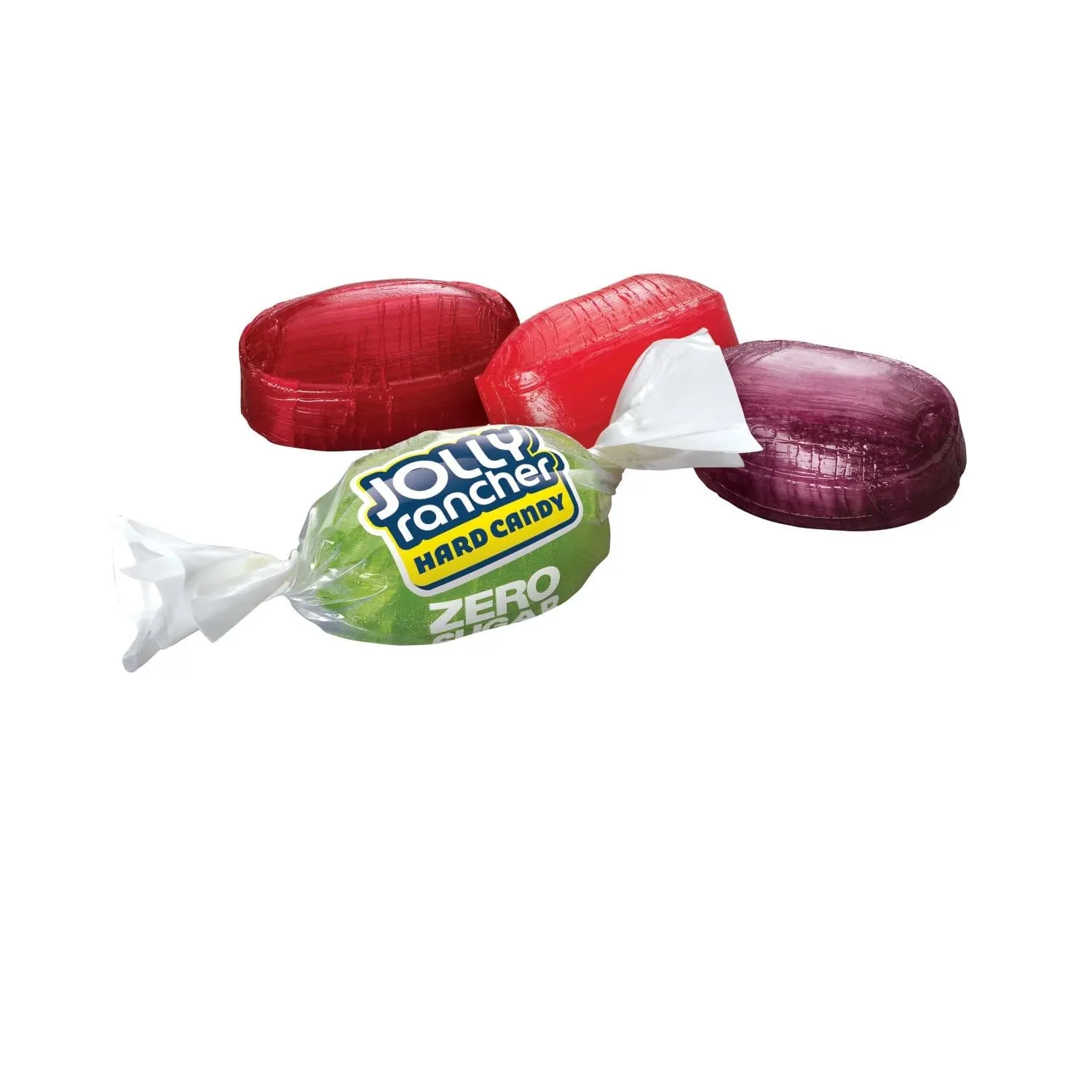 BOLT BOX Jolly Rancher Sugar Free (Zero Sugar) Hard Candy - 42 Piece Count - Packed By Bolt Box (Raspberry)