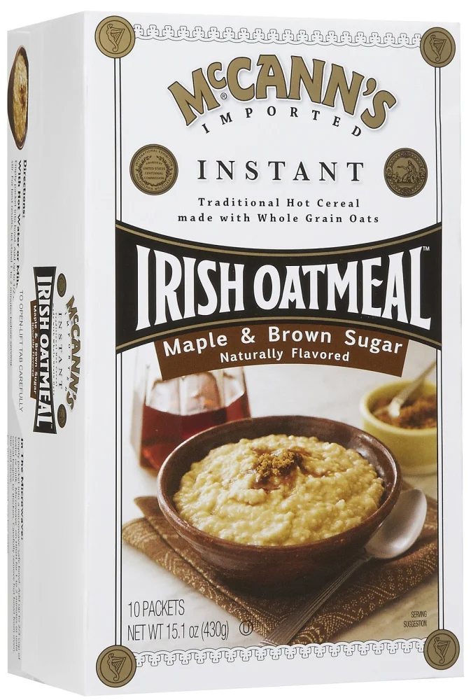 McCann's Instant Irish Oatmeal - Maple Brown Sugar - 15.1 oz - 10 ct