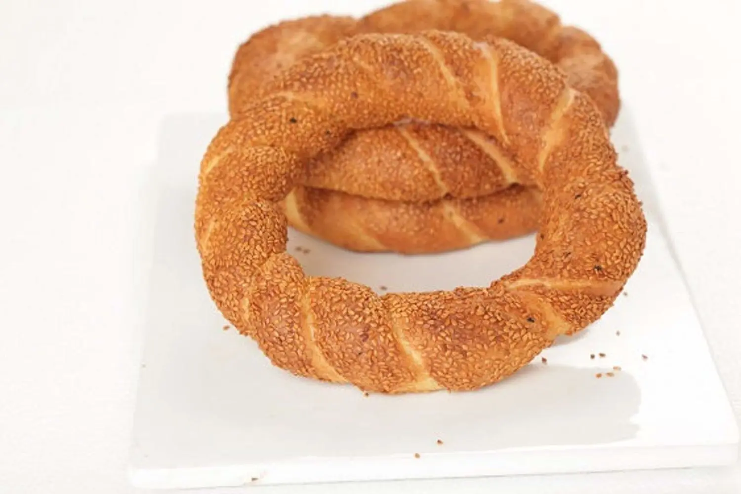 Gulluoglu Sesame Bagel (Simit), 8 pieces, daily fresh shipment from Istanbul/Turkey