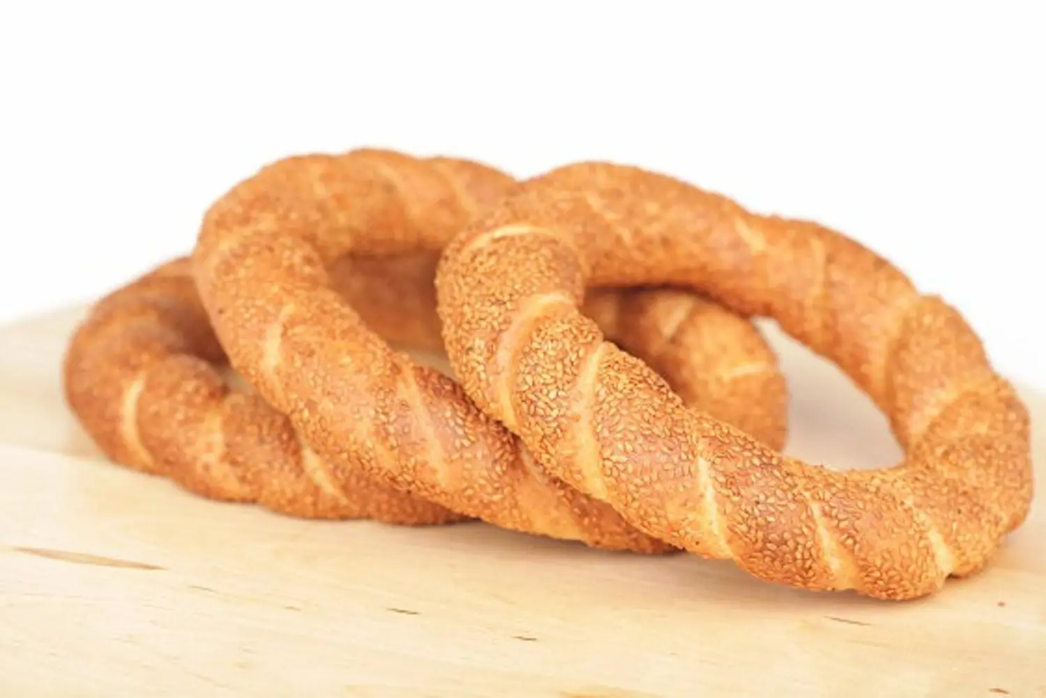 Gulluoglu Sesame Bagel (Simit), 8 pieces, daily fresh shipment from Istanbul/Turkey