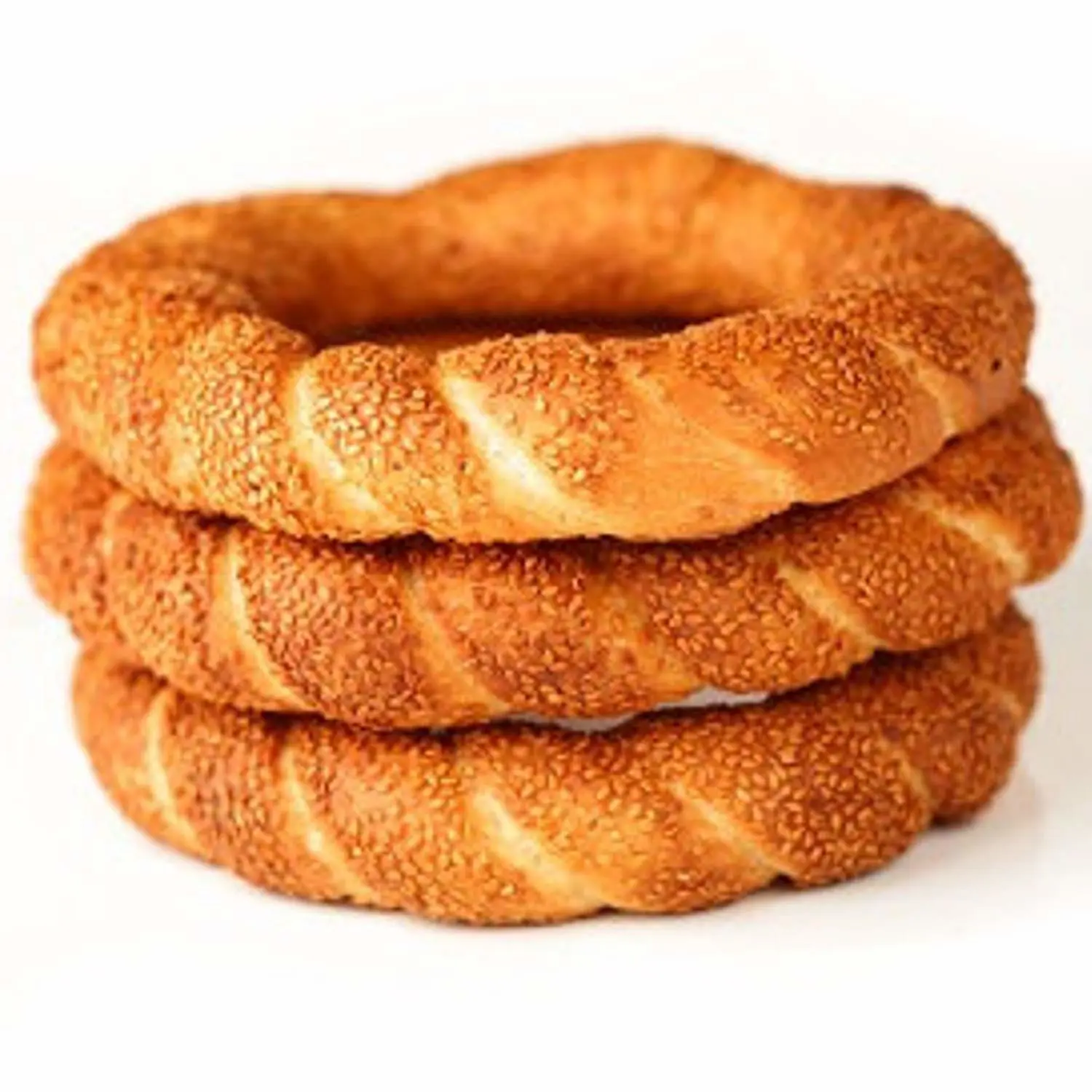 Gulluoglu Sesame Bagel (Simit), 8 pieces, daily fresh shipment from Istanbul/Turkey