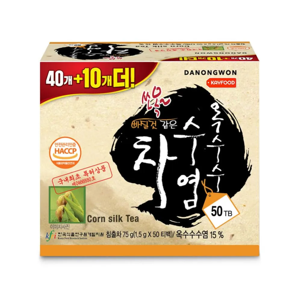 KAYFOOD-Herbal-Traditional-Garden-Daily Teabag, Black Tea, Green Tea, Loose leaf, Premium Korean Tea (Pack of 1) (40, Cornsilk)