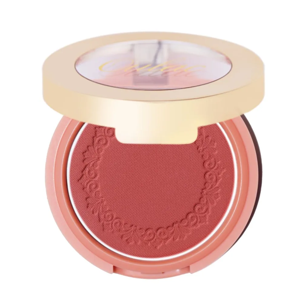 OULAC Matte Blush Makeup| Highly Pigmented Cream Blush| Natural Matte Glow| Shape & Highlight Face| Cruelty-Free Blush with Rose Oil| 08 The Miracle (matte bright coral) 4.8g