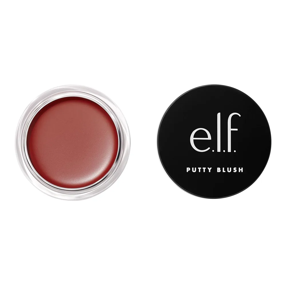 e.l.f. Putty Blush, Creamy & Ultra Pigmented Formula, Infused with Argan Oil & Vitamin E, Maldives, 0.35 Oz