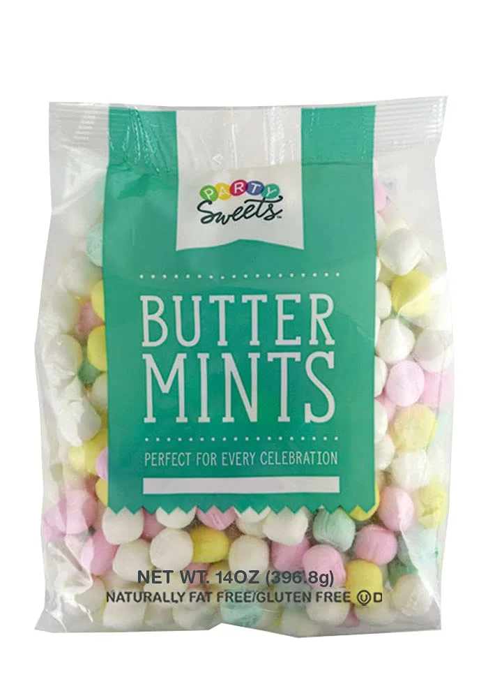 Party Sweets Assorted Pastel Buttermints, 14 Ounce, Appx. 100 pieces from Hospitality Mints