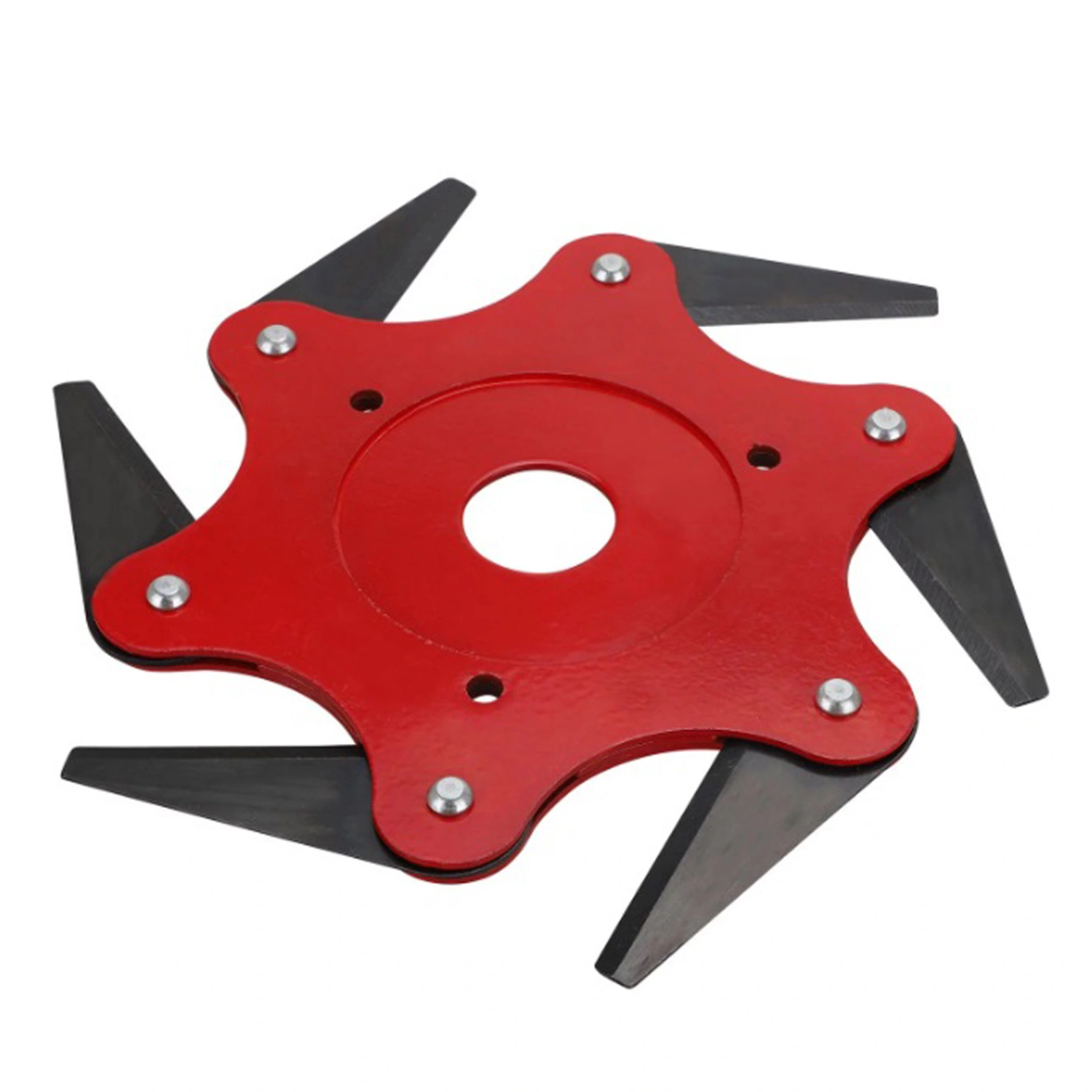 Lawn Mower Trimmer Head, Manganese Steel 6 Blades Mower Accessories