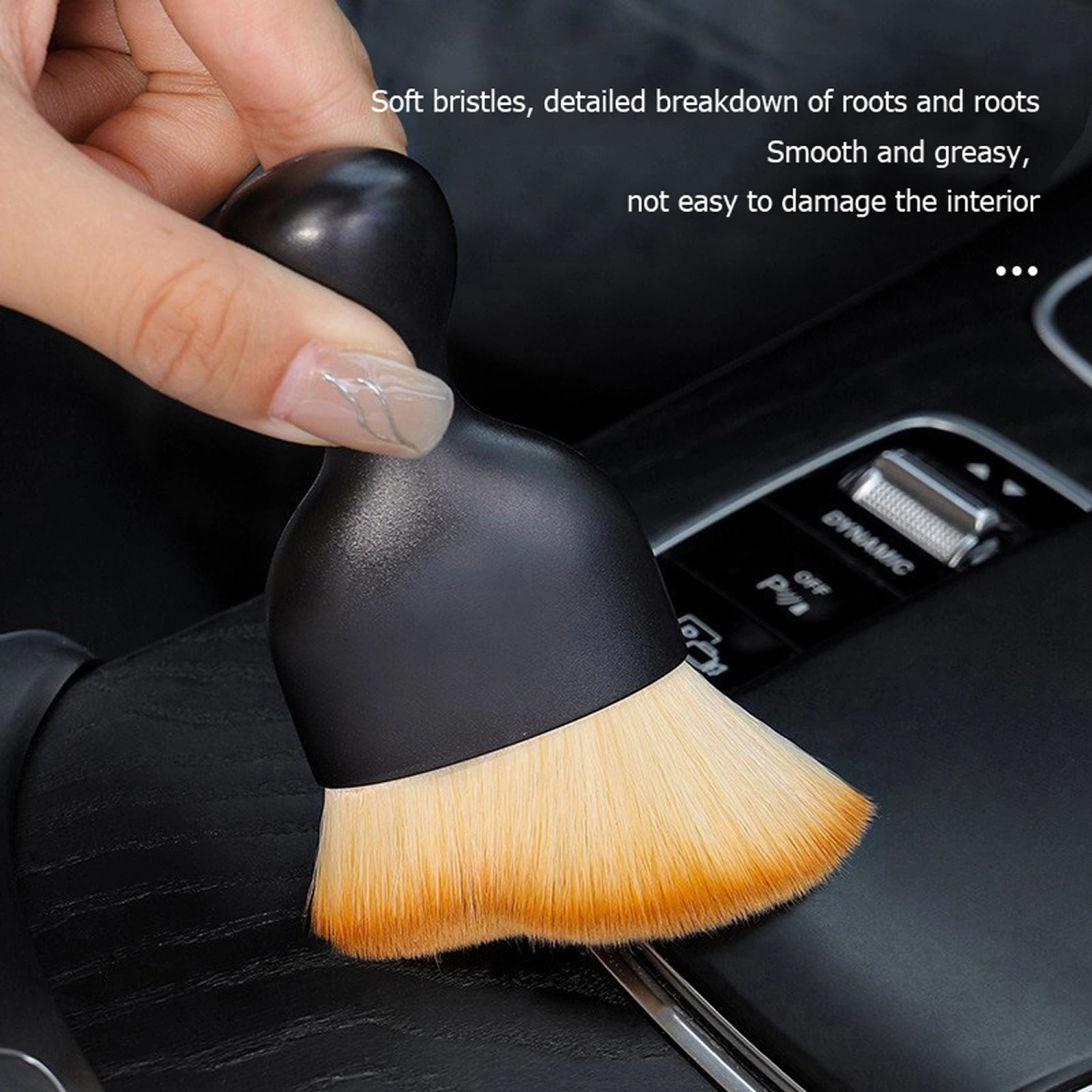 Car Interior Cleaning Brush Super Soft Car Duster Brush for Air Vents