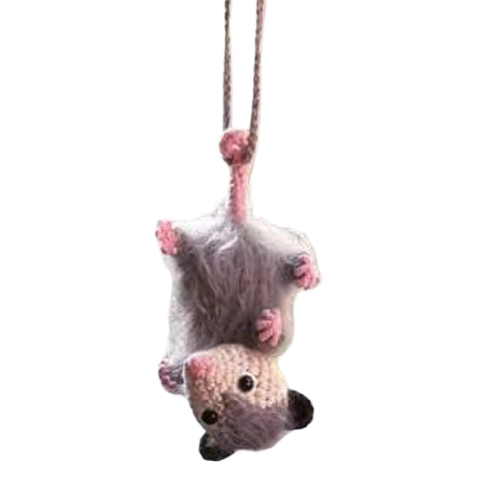 Plush Rats Car Pendant Hanging Car Mirror Charm Interior Accessories