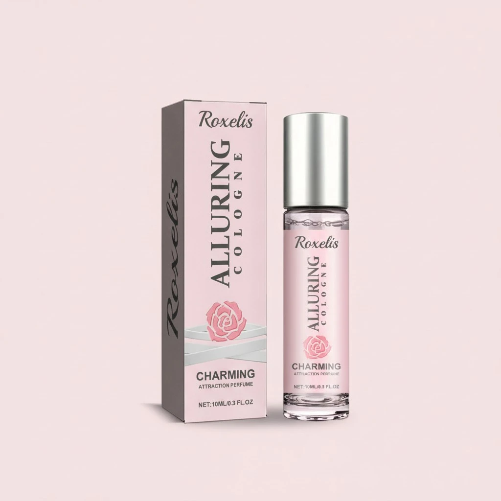 Roll-On Perfume for Women Men, Rose Fragrance Oil Roll-On 10ml/0.338oz