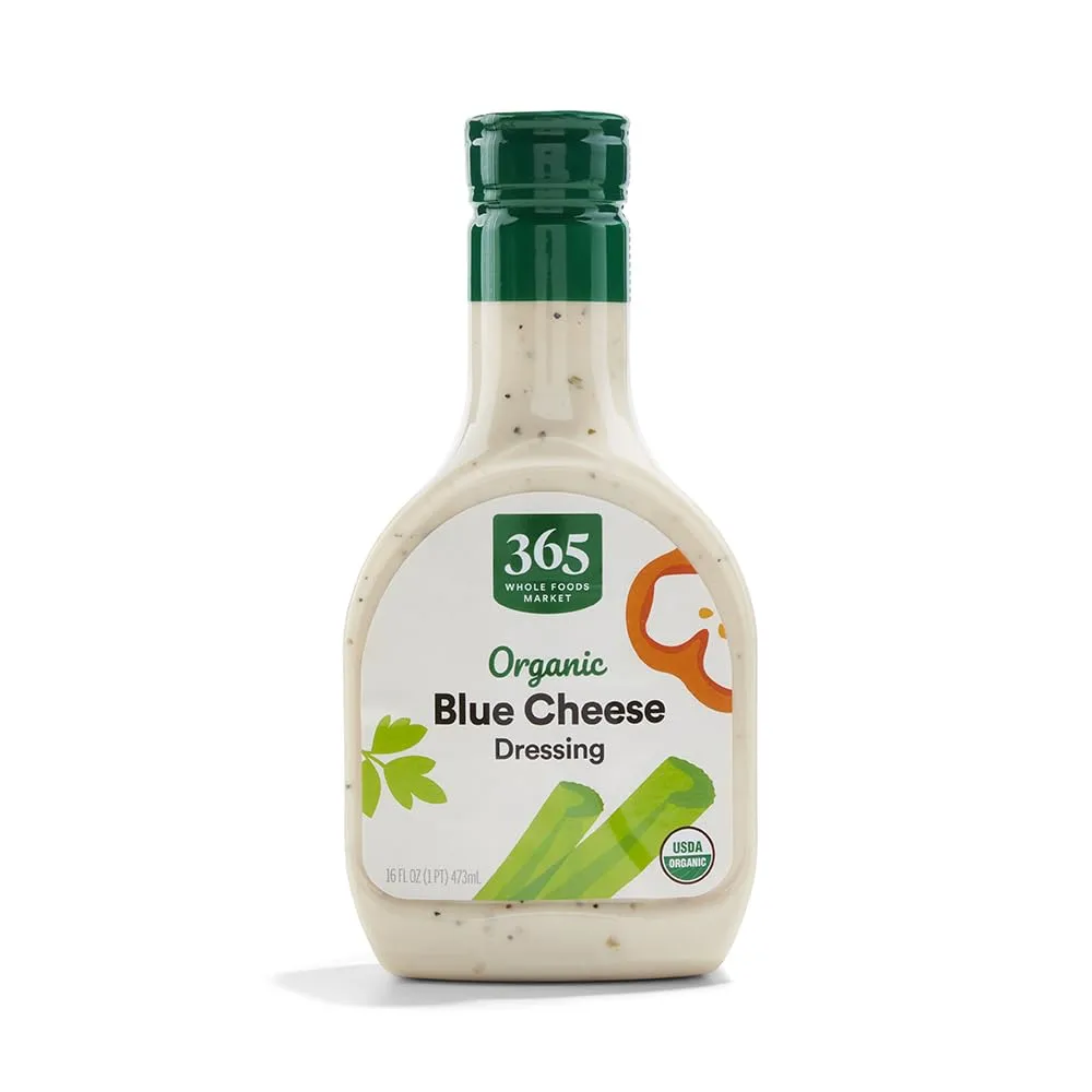 365 by Whole Foods Market, Dressing Blue Cheese Organic, 16 Fl Oz