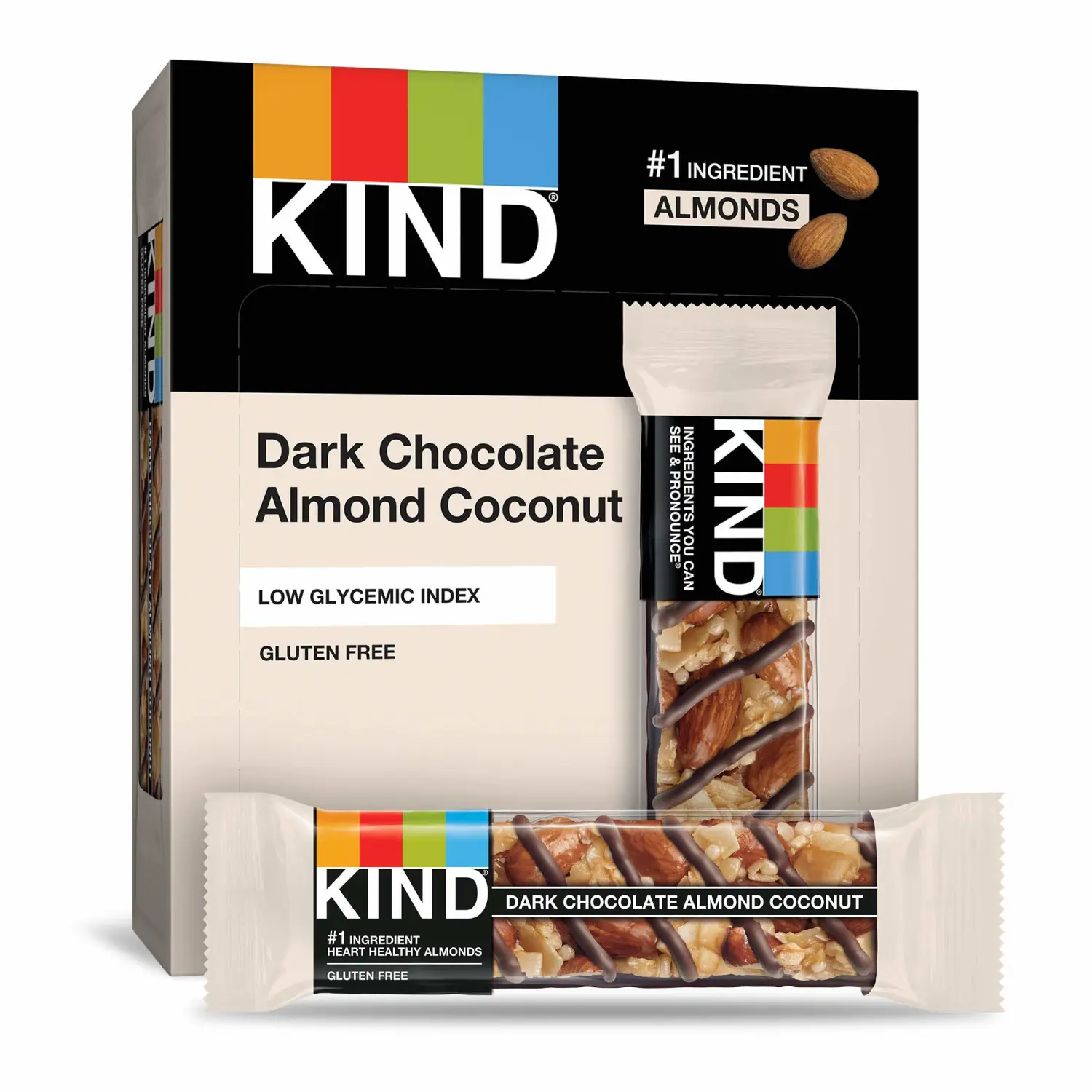 KIND Dark Chocolate Almond & Coconut, 1.4 Oz (Pack Of 6)