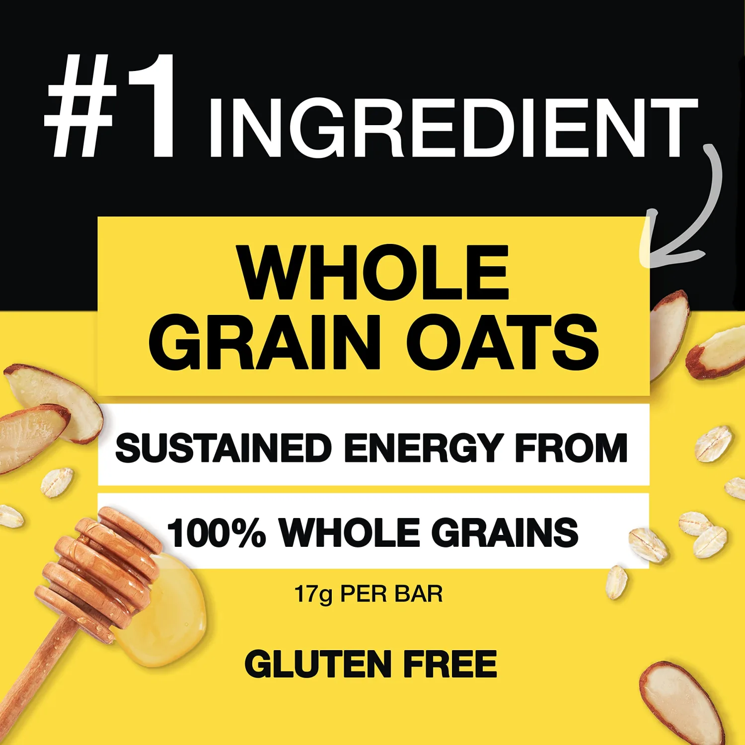 KIND Breakfast Cereal Bars, Gluten Free Snacks, Honey Nut with Almonds, 9.3oz Box (36 Bars)