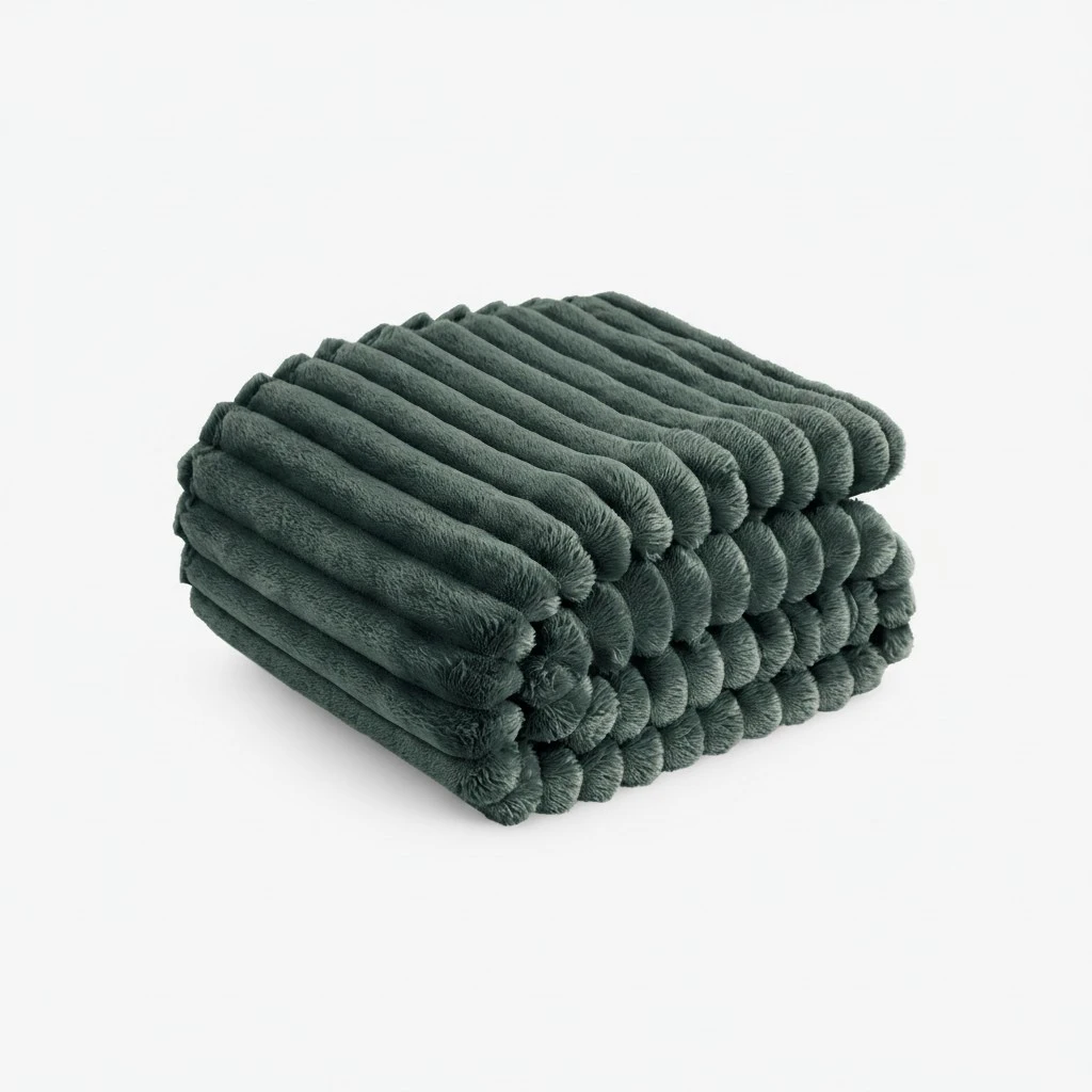 Bedsure Mallard Green Fleece Blanket for Couch - GentleSoft Cozy Soft Blankets for Women, Cute Small Throws for Girls, 50x60 Inches