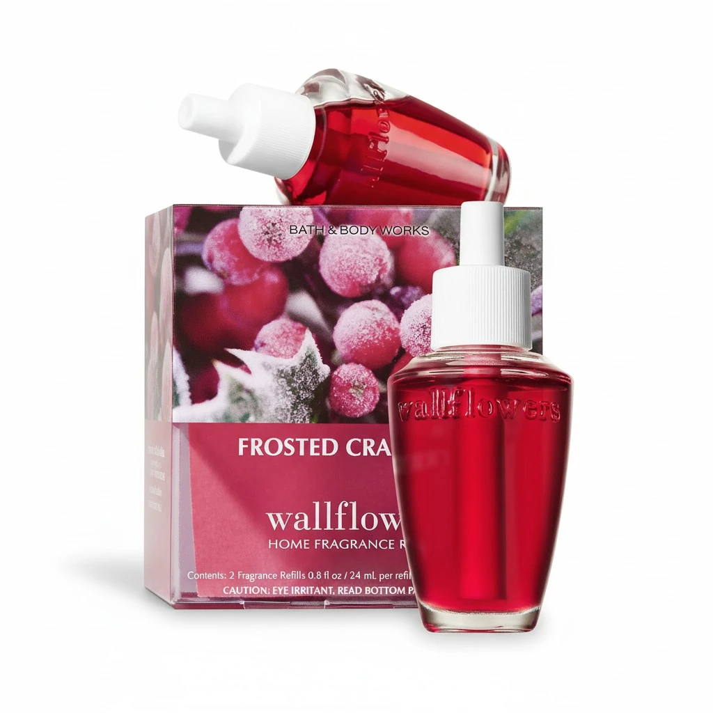 Bath and Body Works New Look! Frosted Cranberry Wallflowers 2-Pack Refills