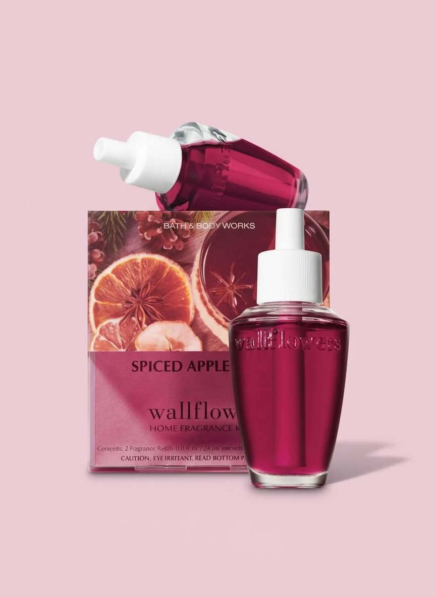 Bath and Body Works New Look! Spiced Apple Toddy Wallflowers 2-Pack Refills