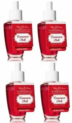 Bath and Body Works 4 Pack Cinnamon Stick WallFlower Fragrance Refill 0.8 Oz