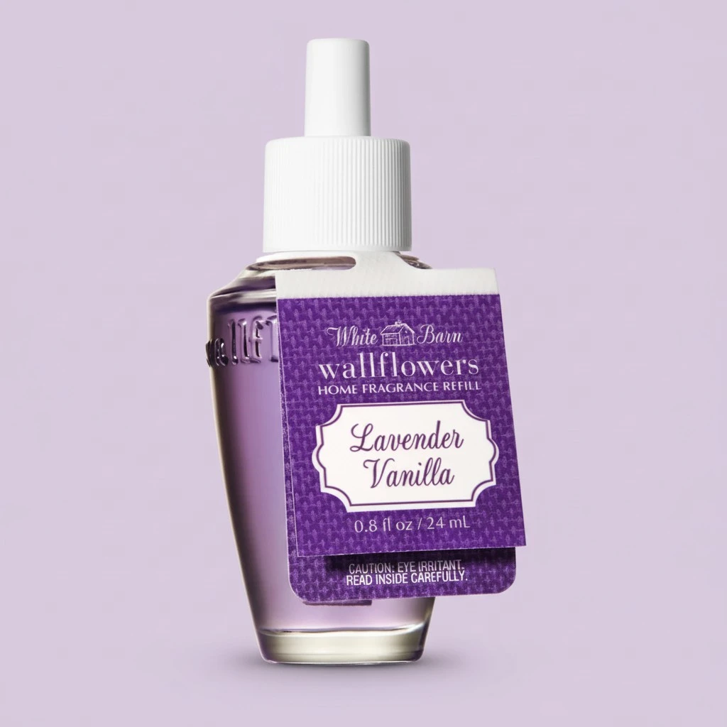 Bath and Body Works Wallflowers Refill NEW LOOK! (Lavender Vanilla)