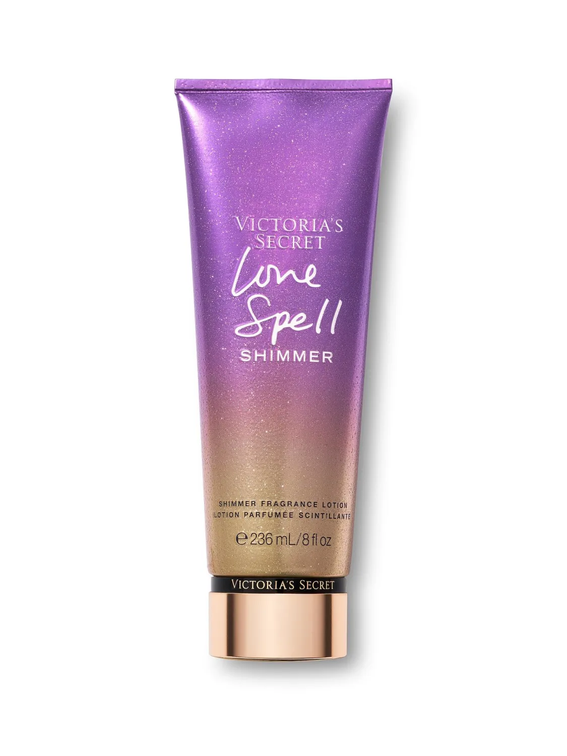 Victoria's Secret Love Spell Shimmer Fragrance Lotion, Scented Body Lotion for Women with Shimmer Glow (8 oz)